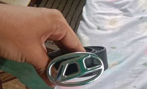 Black Leather Diesel Belt