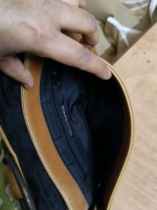 Faux Leather Shoulder Bag
