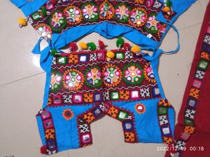 (WEEKEND OFFER) 🥳Blue Traditional Kutchi Chanya Choli