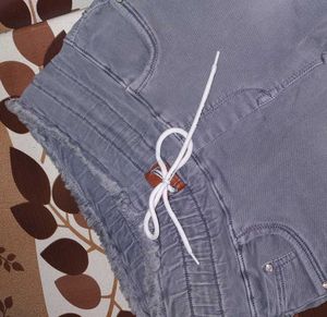 Stylish Grey Jogger Jeans