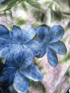 Beautiful Floral Print Lycra Shirt