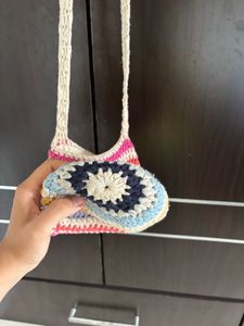 Striped Sling Bag