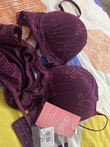 Burgundy Lace Lingerie Set