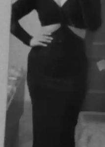 Chic Black Cutout Midi Dress