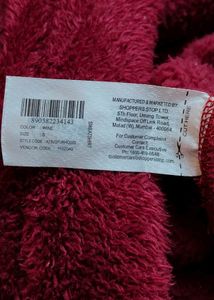 Insense Women Maroon Fleece Hoodie Sweatshirt