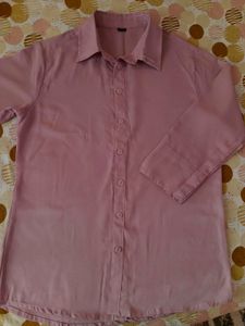 Dust Rose Formal Shirt For Women
