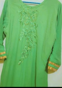 Green🟢 Party Wear Suit Salwar &amp; Dupatta 40 Bust