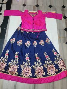 Floral Embroidered Lehenga Skirt