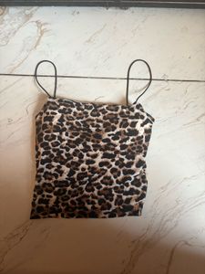 Leopard Print Cami Top for girl made in Thailand