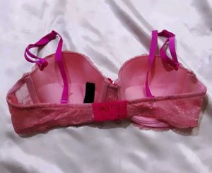 Pink Lace Bra