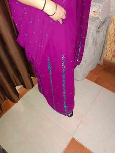 Purple Saree 💜