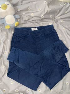 Navy Blue Denim Jeggings