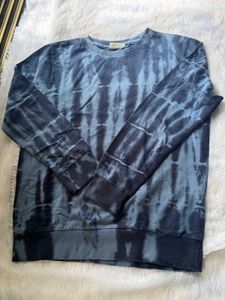 Blue Tie-Dye Sweatshirt