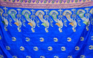 Elegant Blue Banarasi Silk Saree