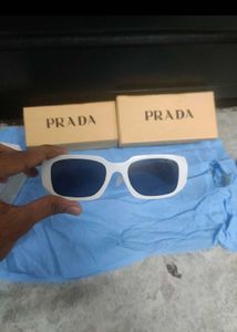 Prada White Sunglasses