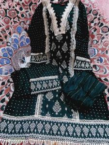 Kurta Pant Set With Dupatta