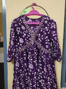 Beautiful Purple Colour Suit