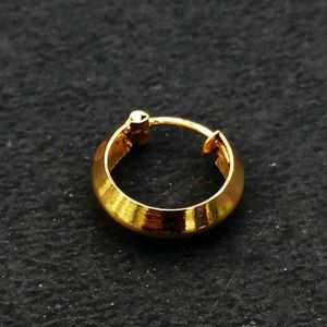 Mens Hoop Earring Gold Plated