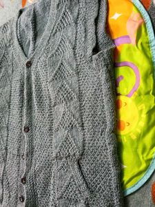 Hand Made Woolen Sweater Jacket 🧥
