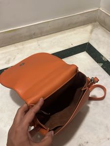 Tan sling Bag