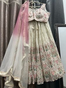 Floral Lehenga Choli with Dupatta