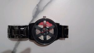 Gyro Watch In Red Colour