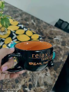 Elegant Ceramic Soup Mugs (Set Of 2)