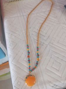 Beaded Pendant Necklace