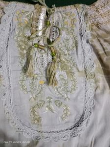 Dye Tie Top Lavender And Olive Green Col