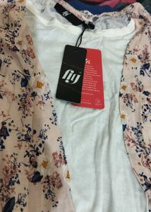 NEW Ladies Twofer Top