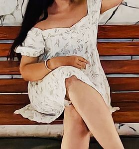 Floral Print Mini Dress