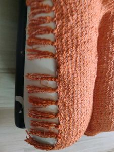 Cozy Orange Throw Blanket