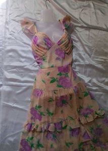 Floral Ruffle Dress