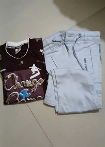 Boy's T-Shirt & Pants Set
