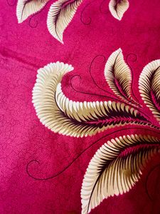 Beautiful Gulbahar Deep Red King Size Bed sheet