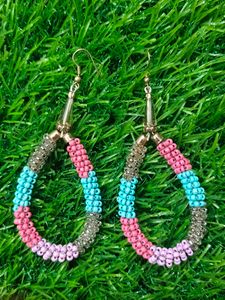 Multicolour Bead Earrings