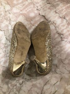 Sparkling Gold Heels