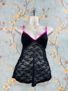 Y2k Black Mesh Cami