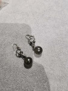 Ball Drop Earrings With Changeable Parts