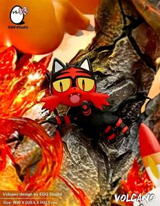Pokemon Fire Family - Volcano Valley Charizard