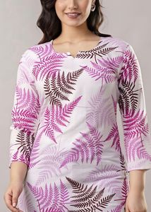 Floral Print Tunic Top