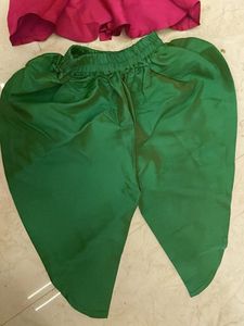 Ethnic Embroidered Dhoti Blouse Set - 1 year Old