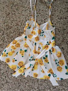 Cute Floral Sundress Frock