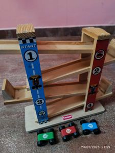 Funskool Wooden Race Track Toy