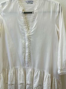 Reserved White Crocet Top