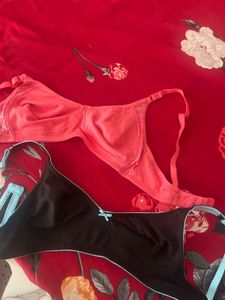 Bra Bundle - Two Unpadded Bras with lace