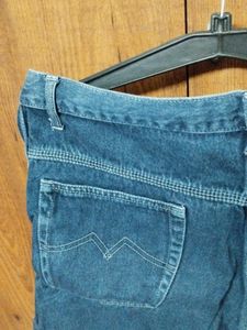 Unisex Denim Shorts In Size 38