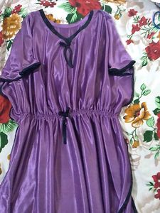 silky smooth long night dress