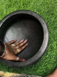 Handcrafted Black Mud Kadaai New