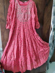 Green Frock Kurta